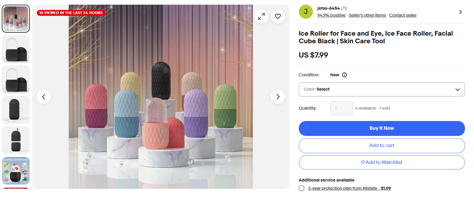 Ice Cube Facial Roller